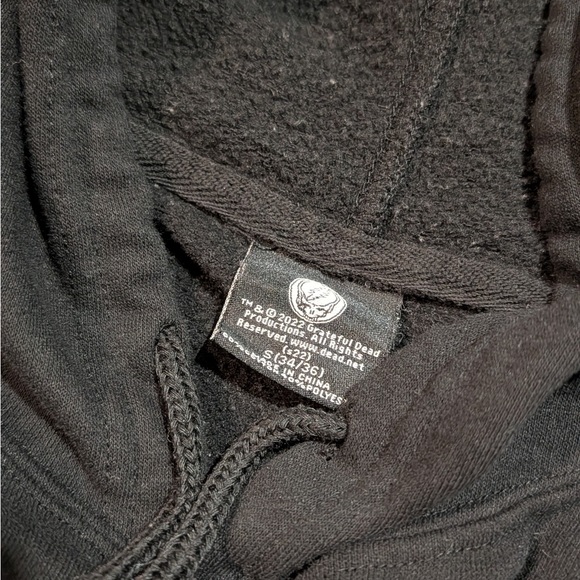 Grateful Dead Men’s Black Hoodie with Dancing Bears Size Small - Picture 3 of 3